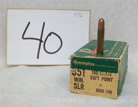 351 Winchester Sl Ammo Landsborough Auctions