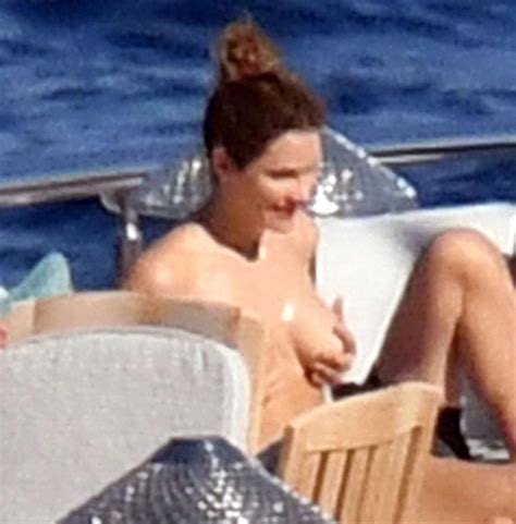 Katharine Mcphee Topless On The Yacht Scandal Planet