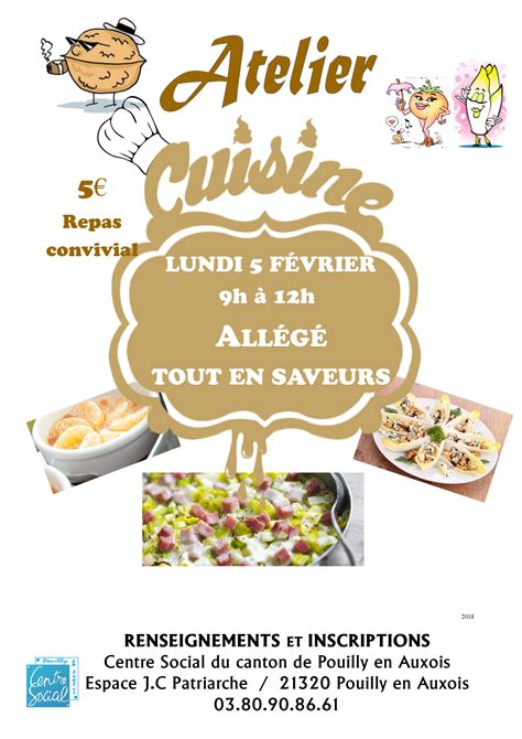 Atelier Cuisine Lagora Centre Social 21320 Pouilly En Auxois