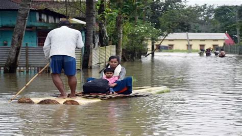 Assam Warning Of Heavy Rainfall By Imd Fear Of More Flooding Sentinelassam