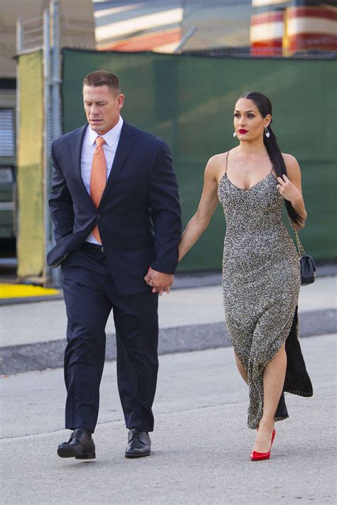 Nikki Bella Arrives At Wwe Wrestlemania 34 Hall Of Fame 2018 In New