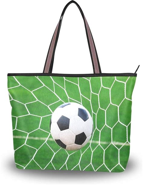Moontour Sport Ball Football Soccer Tote Bag For Women Work