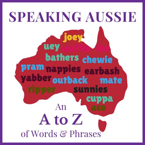 Speaking Aussie An A To Z Of Words And Phrases Phrase Words Australian English