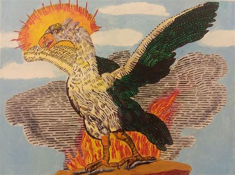 Phoenix Rising Greek Mythology Magical Bird 10 X 8 Print Etsy