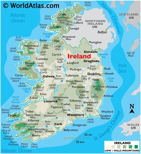 Maps Of Ireland Printable Check Out Our Map Showing All 32 Counties In