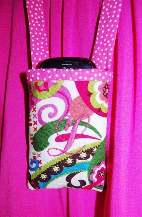 Around The Neck Cell Phone Holder Craftsy Cell Phone Holder Diy