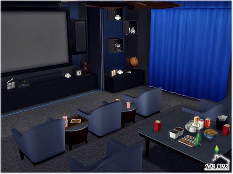 The Perfect Night Home Cinema By Nobody1392 At Tsr Sims 4 Updates