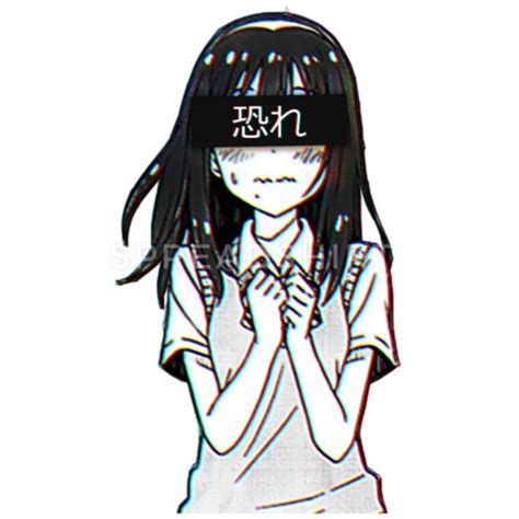 Sad Japanese Anime Aesthetic By Dev Shirts Spreadshirt
