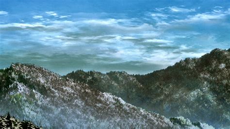 Beautiful Anime Landscape From Demon Slayer Фоновые рисунки Рисунки