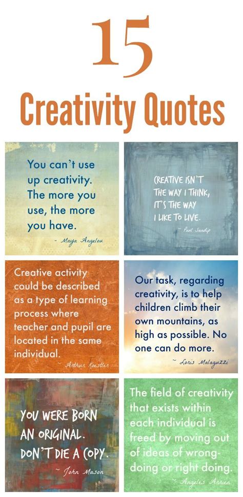 15 Creativity Quotes To Inspire Yourself Or The Way You Parent Change