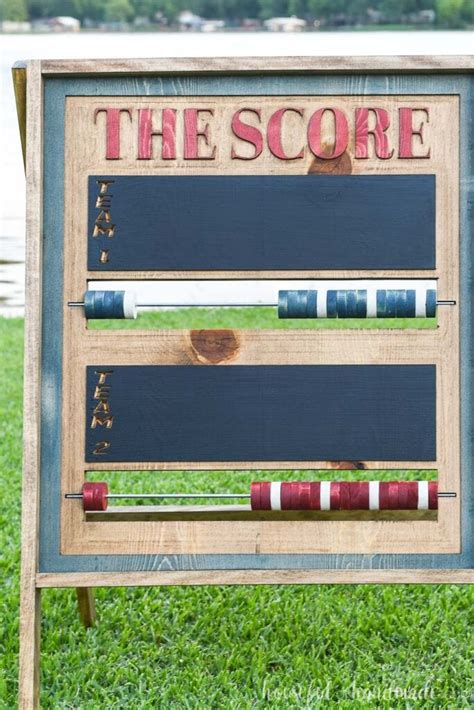 Outdoor Scoreboard For Summer Games Houseful Of Handmade