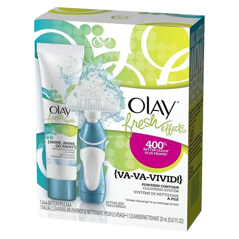 Olay Fresh Effects Va Va Vivid Powered Contoured Facial Cleansing