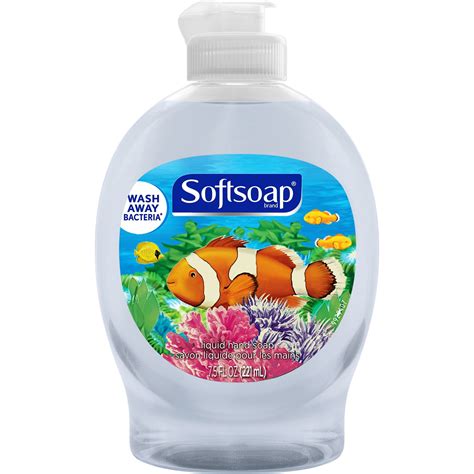 Softsoap Aquarium Hand Soap Fresh Scent 75 Fl Oz 2218 Ml Flip