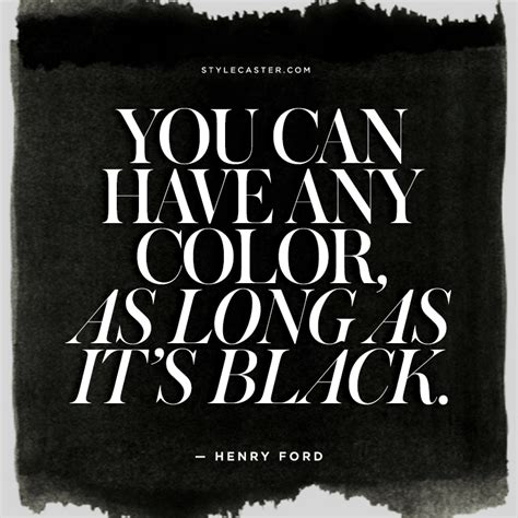 15 Fashion Quotes On The Color Black And Its Impact On Fashion