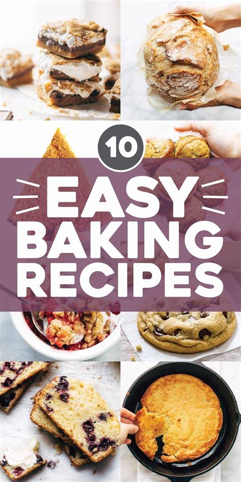 10 Easy Baking Recipes Pinch Of Yum