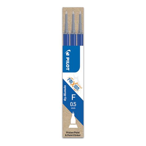 Pilot Frixion Erasable Gel Ink Refill 3 Pack Blue Juniorpapiereu