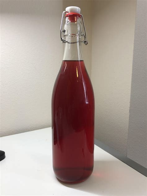 First Blueberry Wine Bottled And Ready To Store Away For A Few Months