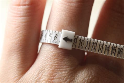 How To Measure Your Ring Size At Home Ring Sizer Ring Size Etsy