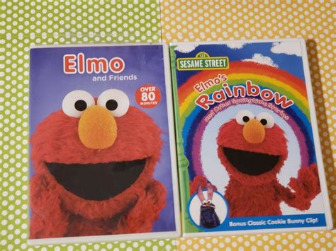 Sesame Street Lot Of 2 Dvds Elmo And Grelly Usa