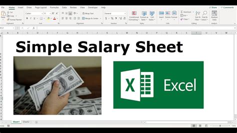 How To Make Simple Salarypayroll Sheet In Excel Ms Excel Salary