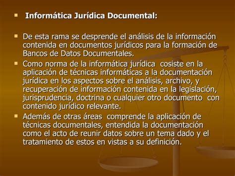 Definicion Y Clasificacion De La Informatica Juridica