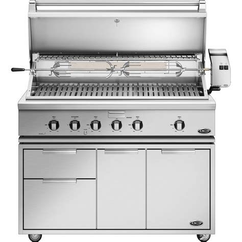 Dcs Series 7 Traditional 48 Inch Propane Gas Grill With Rotisserie On Dcs Cad Cart Bbqguys