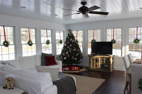 Sunroom Addition 2014 My Christmas Touches To Our Sunroom With 14
