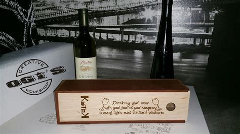 Wine box laser engraving | Wine box, Wine, Wine bottle