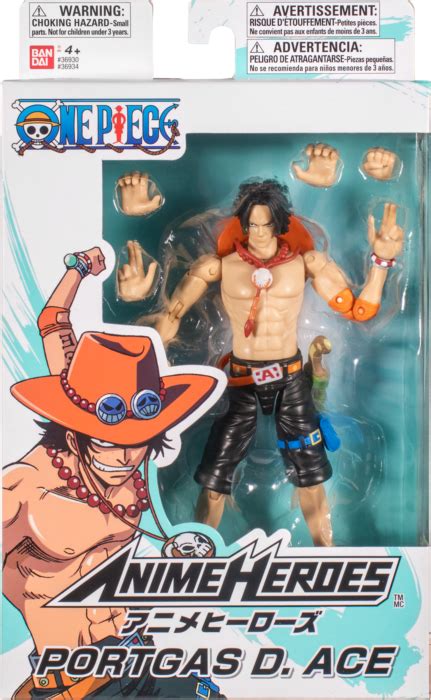 One Piece Portgas D Ace Anime Heroes Scale Action Figure By
