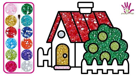 Most relevant best selling latest uploads. How to draw House for Kids with Colored Markers - Glitter ...