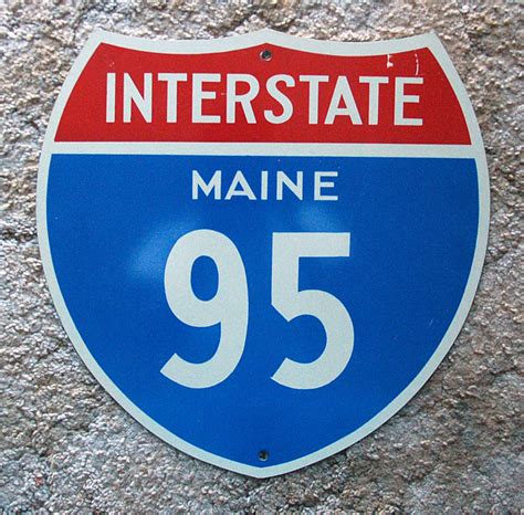 Maine Interstate 95 Aaroads Shield Gallery