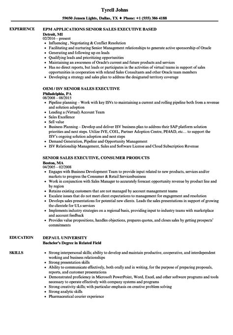 Developed a growth strategy for a new technical sales department with $3m annual sales. Sales Senior Executive Resume Samples | Velvet Jobs