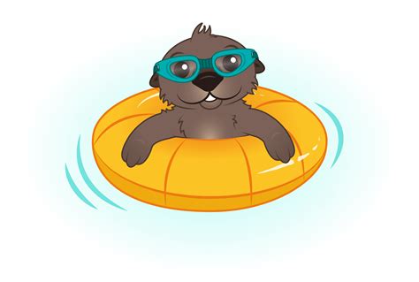 Clipart Swimming Sea Otter Clipart Swimming Sea Otter Transparent Free