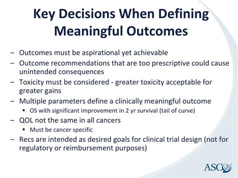 Ppt Achieving Clinically Meaningful Outcomes In Research Trials