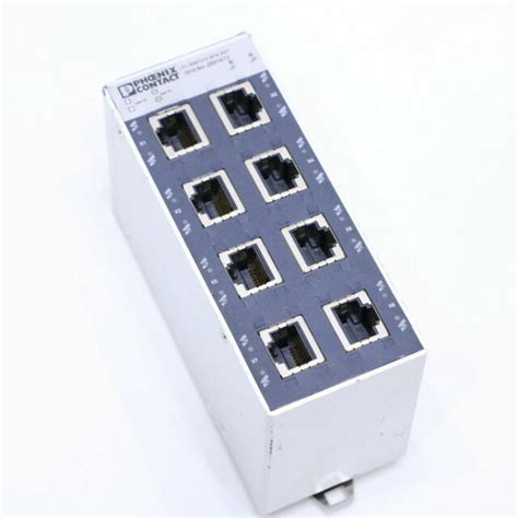 Phoenix Contact Fl Ethernet 8 Port Switch Sfn 8gt 2891673 For Sale