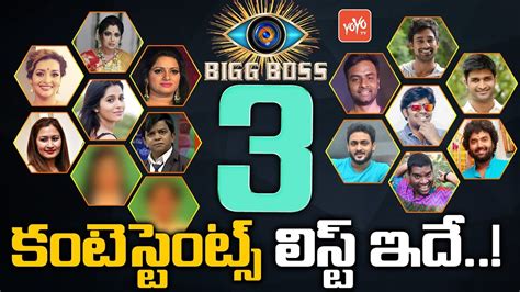 Последние твиты от bigg boss telugu 4(@bigboss4updates). Bigg Boss 3 Telugu Contestants List | Sudigali Sudheer ...