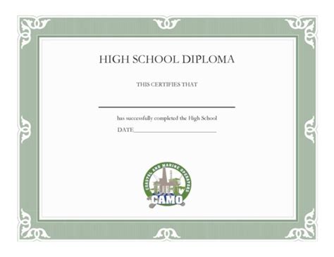 30 Free High School Diploma Templates Word Printabletemplates