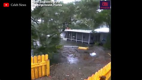 Hurricane Michael Causes Intense Storm Surge In St George Island Youtube