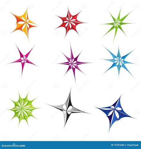 Abstract Stars Stock Vector Illustration Of Crystal 19701686