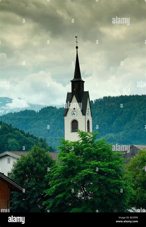 The Village Of Schwarzenberg Bregenzerwald District Vorarlberg Region