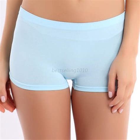 fashion womens seamless workout stretch shorts spandex mini safety bike dance ebay