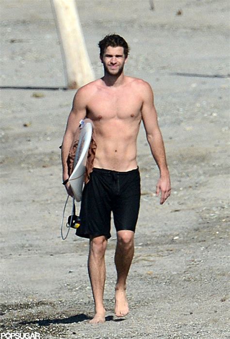 Liam Hemsworth Ripped Torso And Bare Chested Naked Male Celebrities