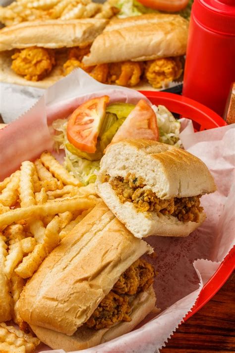 Fried Alligator Po Boy Shanes Seafood And Barbq Mansfield Rd Order