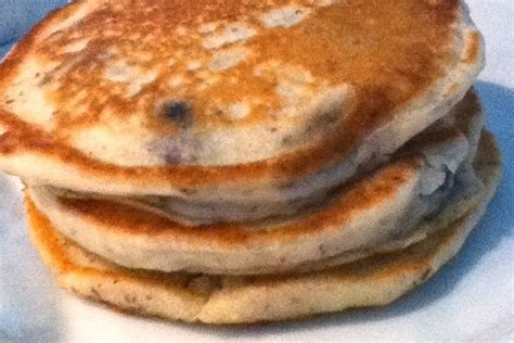 We usually just use the bisquick recipe for our pancake batter. Bisquick Blueberry Pancakes