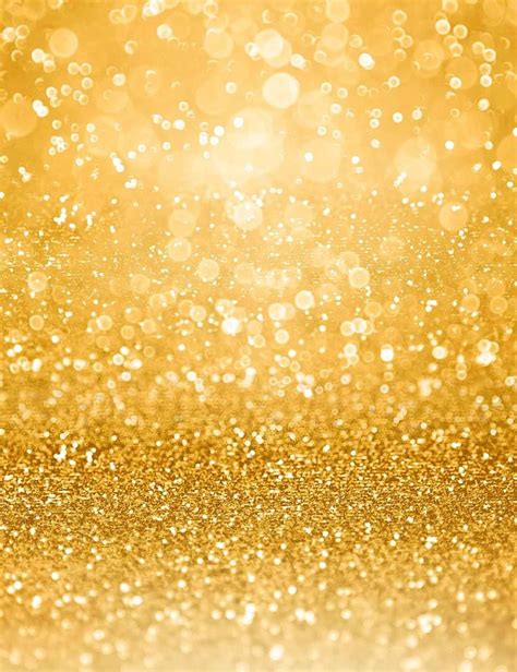 Litter Star Bokeh And Golden Glitter Background For Christmas Backdrop