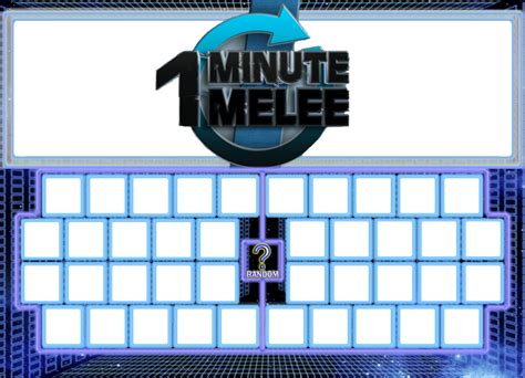 One Minute Melee Blank Character Select Template By Doctormoodb On