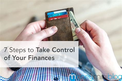 7 Steps To Take Control Of Your Finances