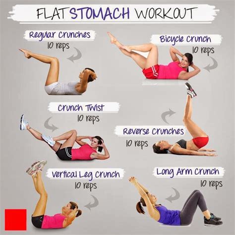 Exercises To Flatten Your Stomach Standing Siambookcenter