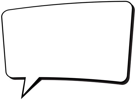 Speech Balloon Png Transparent Image Download Size 8000x5867px