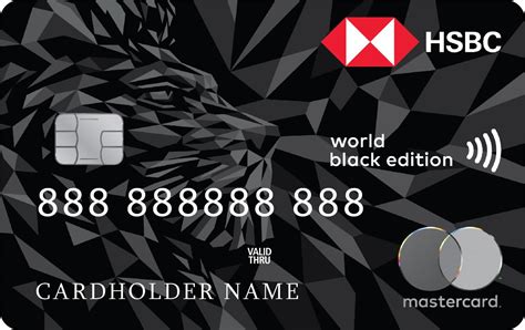 Mastercard World Black Edition Credit Card Hsbc Am